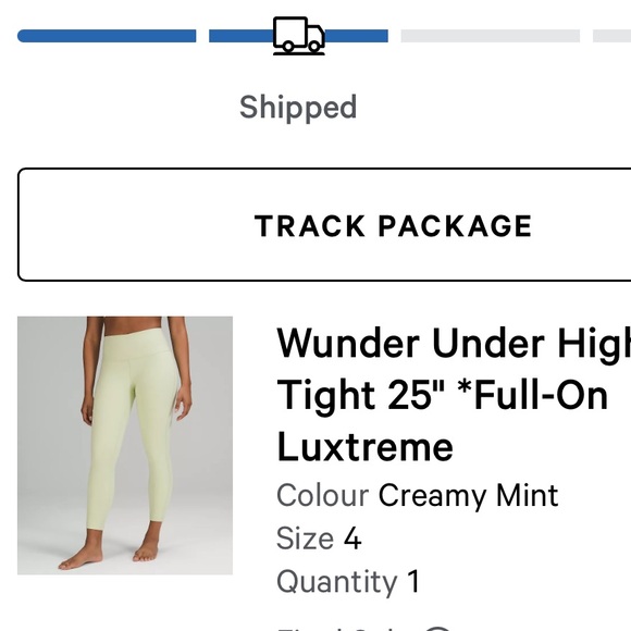 Lululemon Wunder Legging - Picture 2 of 4